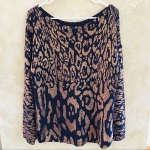 Chico’s Animal Print Sweater